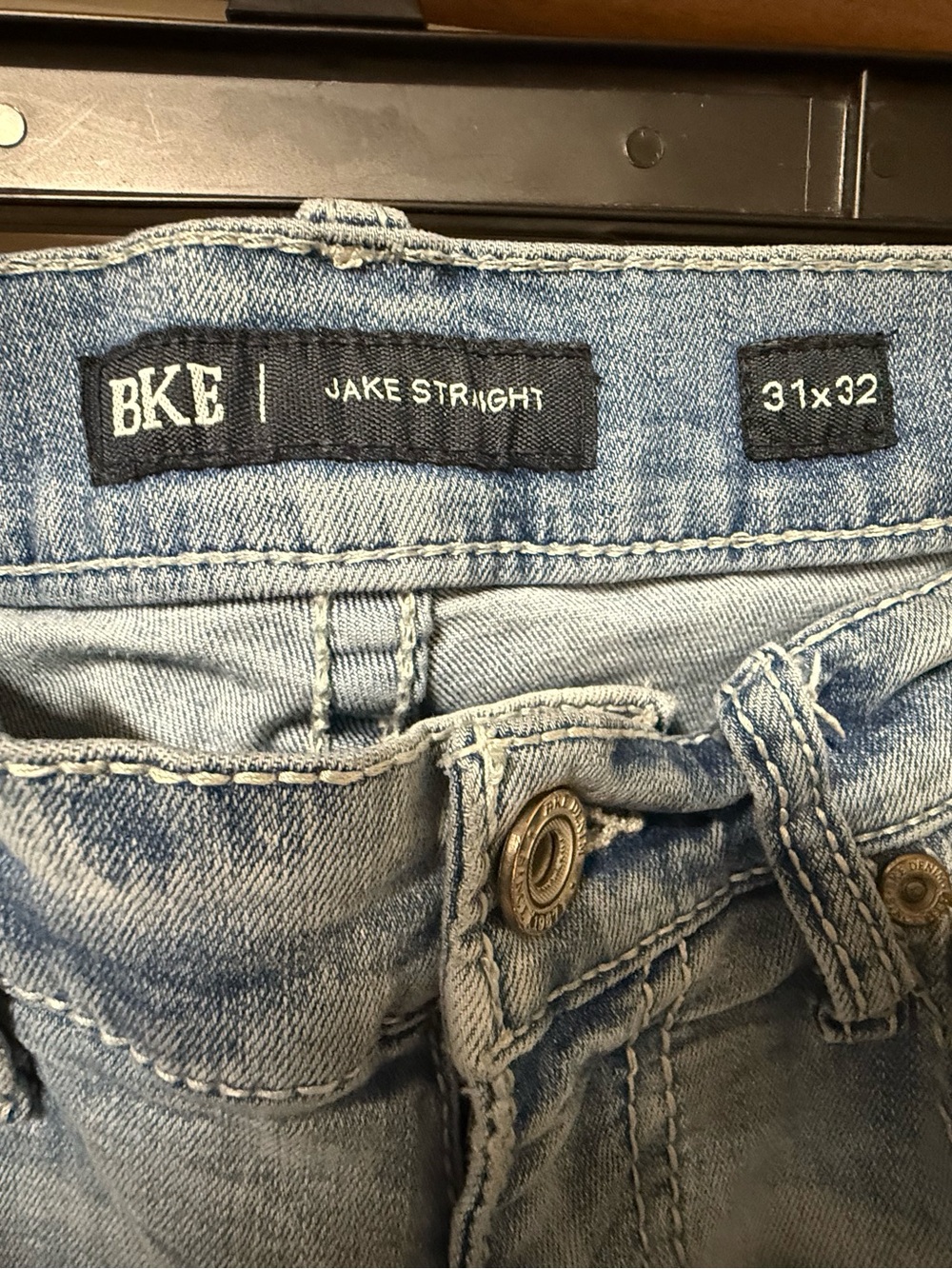 BKE Jake Straight Light Blue Denim Jeans